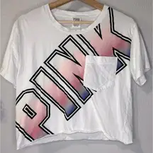 Y2K Pink Victoria’s Secret Crop Top With Pocket Size Medium