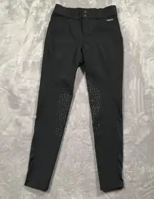 Kerrits Breeches Small Black Equestrian Horseback Riding Schooling Training