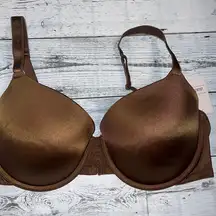 32DDD Auden Bra BROWN Underwired Push-Up Adjustable Straps Lingerie