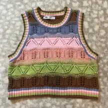 ZARA Sweater Vest Knit