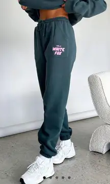 Pine White Fox Sweatpants Boutique Offstage