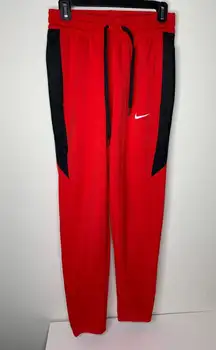 Nike Dri-FIT Element Running Pant Womens Small Red Black CQ0307-657 Sweatpants