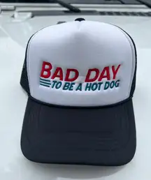 Embroidered Hotdog Trucker Hat