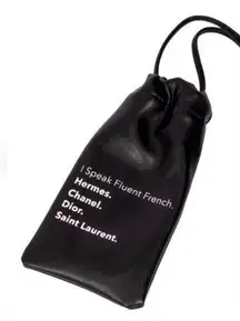 LA/TC Los Angeles Trading Company Vegan Leather Crossbody Pouch Fluent French