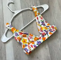 Peppermayo Floral Bralette Top womens mutlicolor (size 2) fun colorful summer