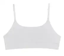 NWT Allbirds Anytime Bralette Light Gray Size XS Soft Organic Cotton Scoop Neck