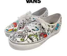 Vans NWT!  x Crayola Sketch Your Way Skate Shoe White size Women 6 Men 4.5