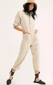 Free People  Gia Yarn Dye Coveralls