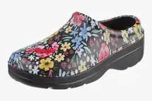Totes Women's Everywear Bailey Clog Black Garden Floral