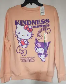 Hello kitty and friends '' kindness matters'' sweatshirt size medium