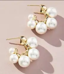 Lake Life 14K Gold  Pearl Hoops