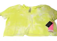 Betsey‎ Johnson Yellow Tie-Dye Crop Top