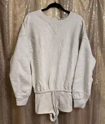 Free People Movement For The Win Ivory Oatmeal Athletic Playsuit XS NWOT