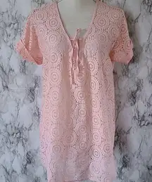 Francescas blush swim coverup size m/l