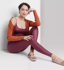 Wild Fable Jumpsuit Burgundy Red Athletic One Piece Yoga Gym Lounge Womens