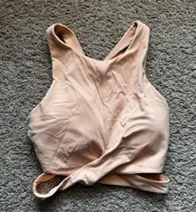 Athleta crop tank with built in bra 