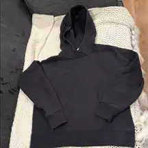 lululemon athletica Black Womens 4  Hoodie faded in the cuffs