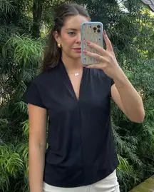 Classy v-neck blouse