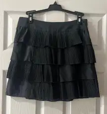 Black Ruffle Skirt, Size Zero