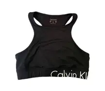 Calvin Klein Performance High Neck Racerback Sports Bra