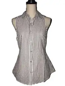 Entro greyish/Black white striped sleeveless top