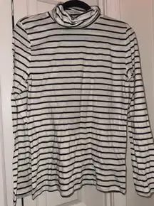 Striped Turtleneck