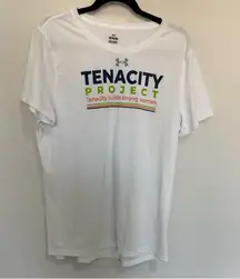 Under Armour White Tenacity Project Lacrosse Women’s Tee T-Shirt XL