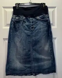 ✨A Pea in the Pod 7 for All Mankind denim skirt