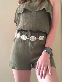 Army Green Romper