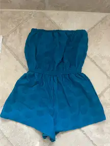 Roxy terry strapless romper