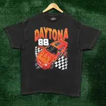 Daytona 88 Finish Line Poster T-Shirt Size Extra Large