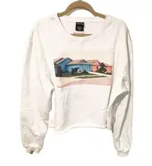 Dumbgood Edward Scissorhands Size XXL White Pullover Crewneck Sweatshirt