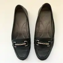 Aerosoles Black Slip on Loafers