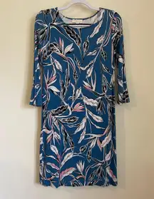 Casual Floral Long Sleeve Tshirt Dress