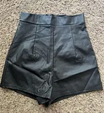 Pleather Shorts