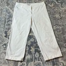 Dior White Pants Cropped (see measurements)