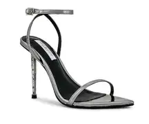 Tony Bianco Myra Sandal in Gunmetal Glimmer