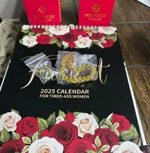 Adjustable ring, bracelet and 2025 calendar