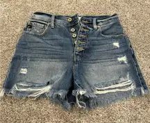 KanCan Distressed Jean Shorts