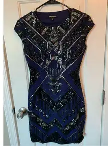 Express sequence party dress size extra small stretchy