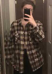 RSQ Brown Flannel