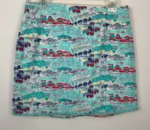 Vineyard Vines St. Barths Scene Skirt Women's Size S