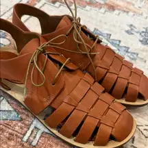 NWOT Gentle Souls Tan Leather Footwear size 7