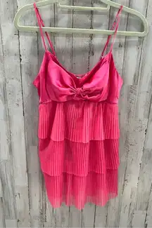 VTG Victorias Secret Satin Tiered Night Dress
Sheer Y2K Crinoline Big Bow Sz S