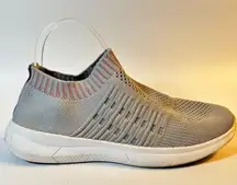 Danskin Womens Cheerful Gray Slip on Sneakers Workout Walking Breathable Sz 9