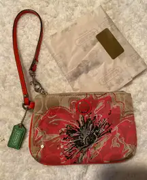 Coach Flower Wristlet