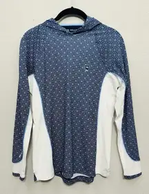 Peter Millar Women’s Performance Pullover Small UPF 50+ Golf Hooded Athleisure