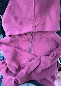 Lululemon Half Zip Burgundy Scuba