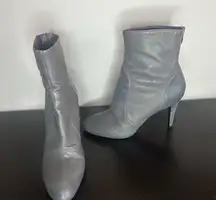 Sergio Rossi Gray Ankle Boots size 40.5 / 10.5