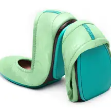 Tieks Mint Patent Leather Foldable Classic Style Ballet Flats 7